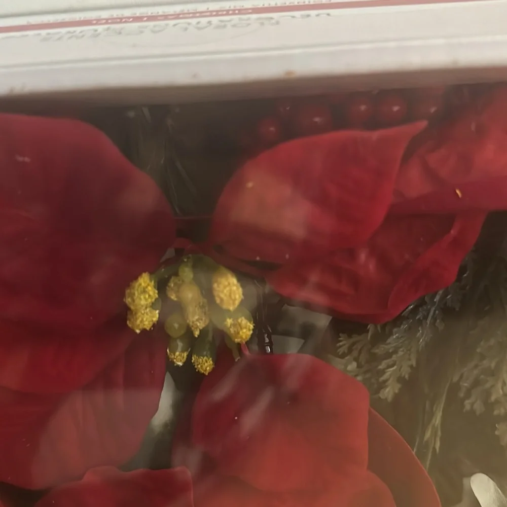 NWT: Ashland Floral Accent Poinsettia Mix